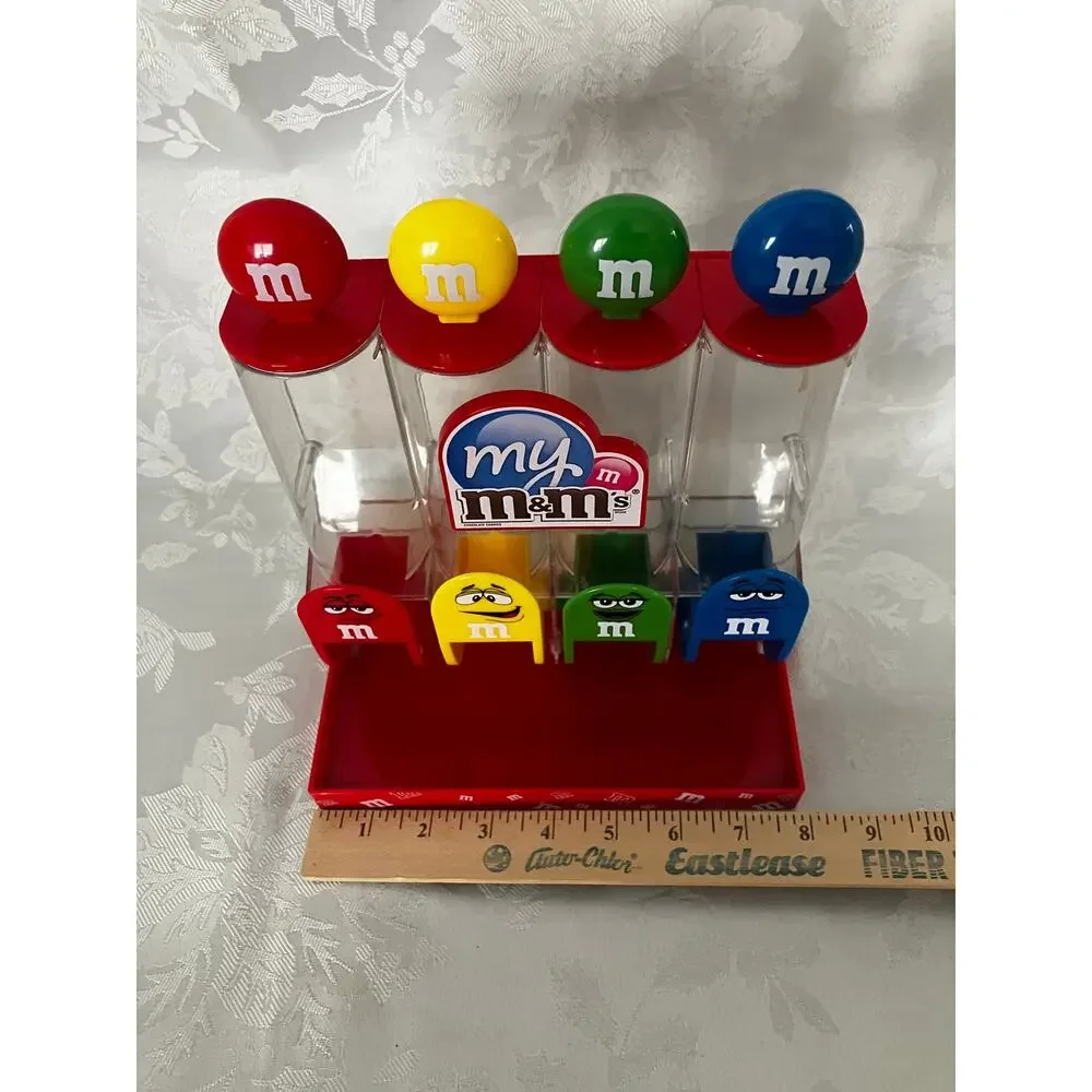 My M&M's 4 Compartment Candy Dispenser Countertop Organizer 2014 Mars